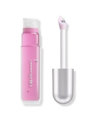 Essentials Pink Lip Gloss with Silver Cap